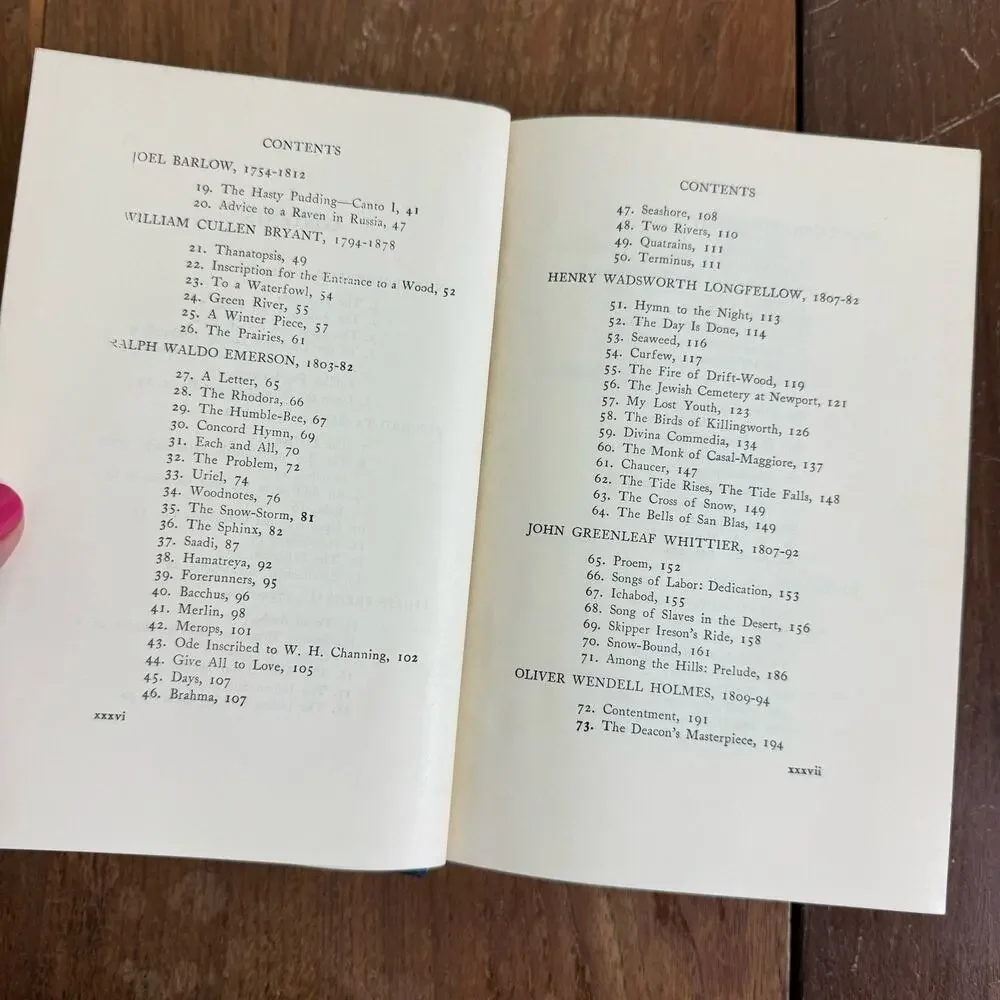 The Oxford Book Of American Verse‎ Hardcover 8th Printing 1962 Poe Hemingway